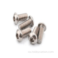 Pernos de cabeza de botón de acero inoxidable M3x6mm